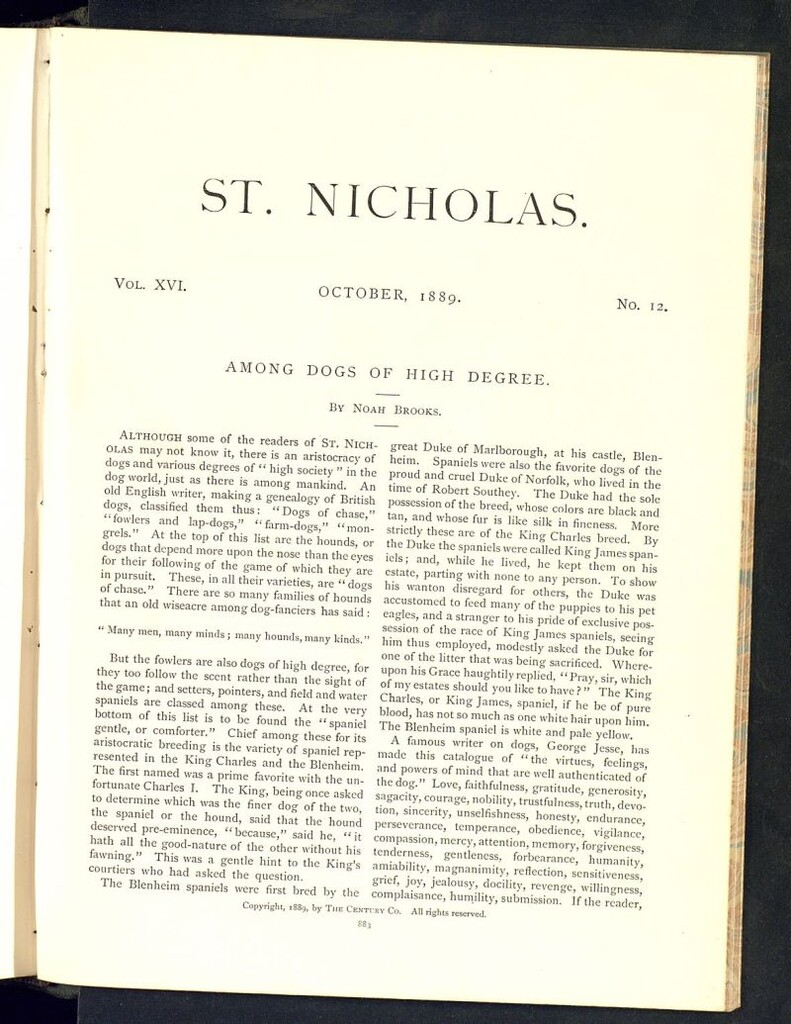 Miniatura de Saint Nicholas : scribner´s illustrated magazine for girls and boys de octubre de 1889, nº 12