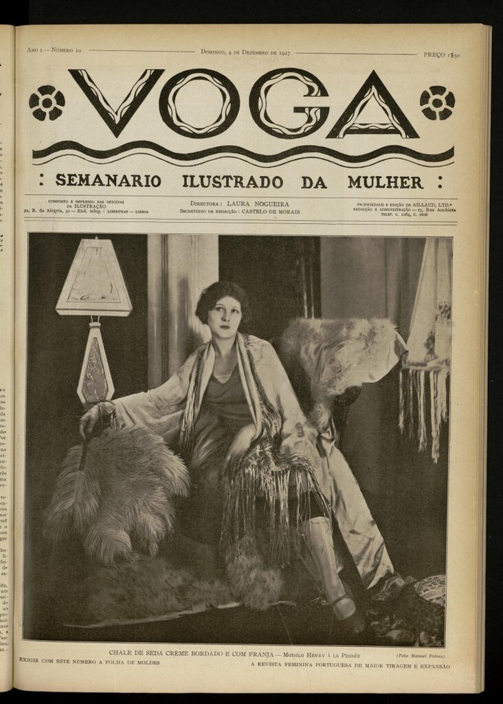 Miniatura de Voga: semanario ilustrado da mulher, de 4 de diciembre de 1927, nº 10