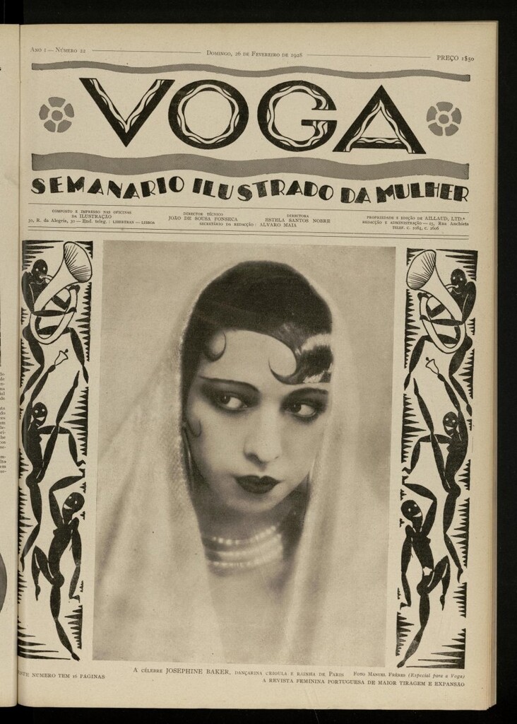 Miniatura de Voga: semanario ilustrado da mulher, de 26 de febrero de 1928, nº 22