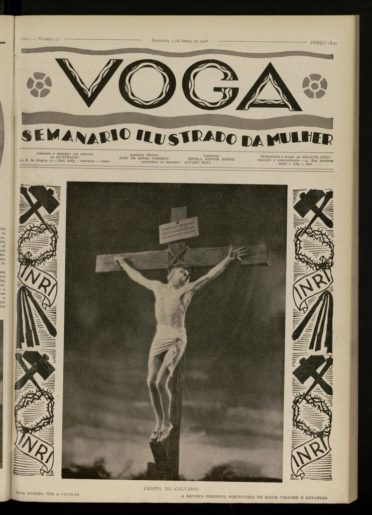 Miniatura de Voga: semanario ilustrado da mulher, de 1 de abril de 1928, nº 27