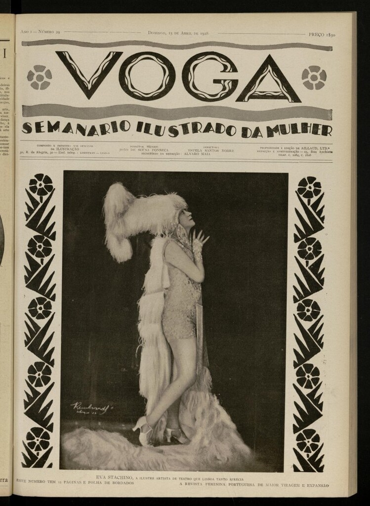 Miniatura de Voga: semanario ilustrado da mulher, de 15 de abril de 1928, nº 29