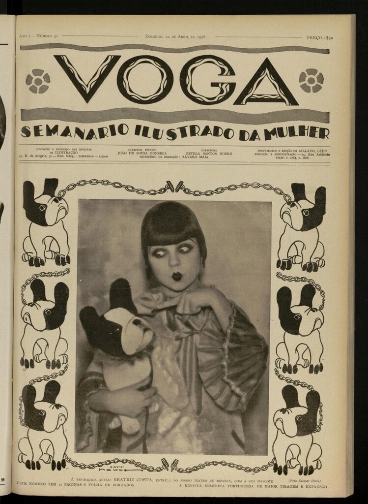 Miniatura de Voga: semanario ilustrado da mulher, de 22 de abril de 1928, nº 30