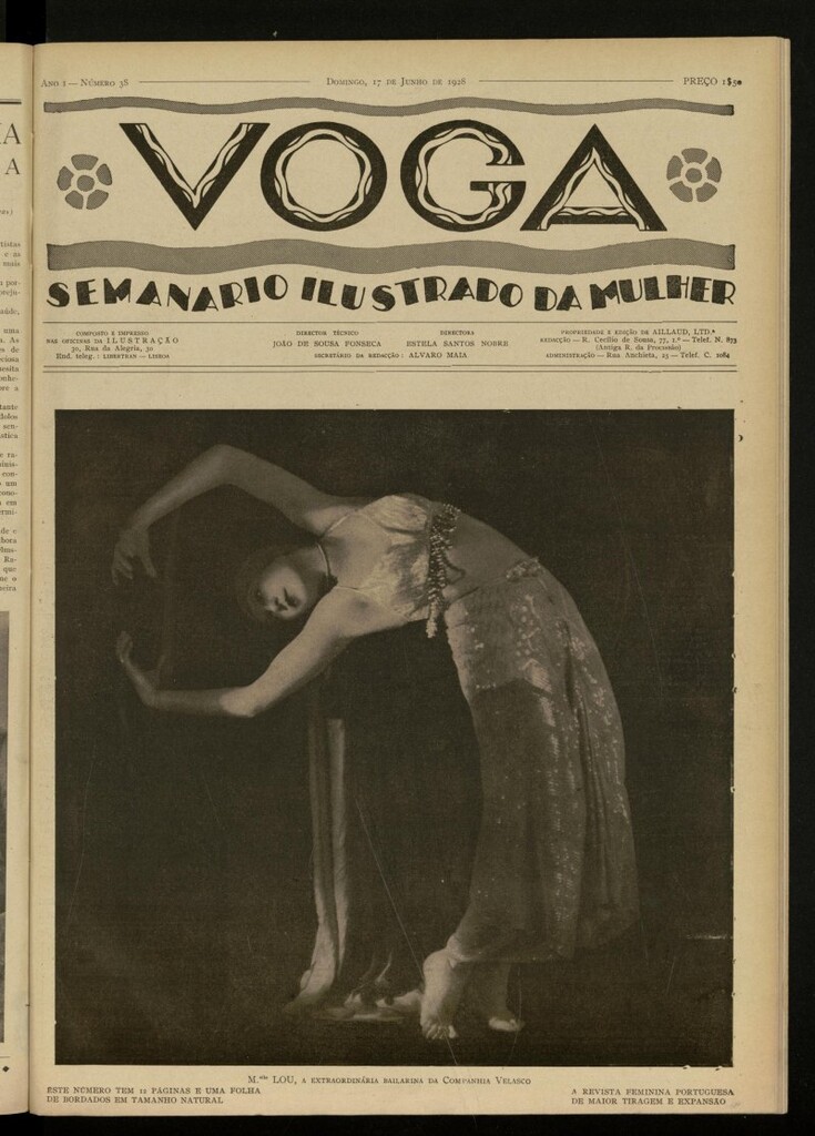 Miniatura de Voga: semanario ilustrado da mulher, de 17 de junio de 1928, nº 38