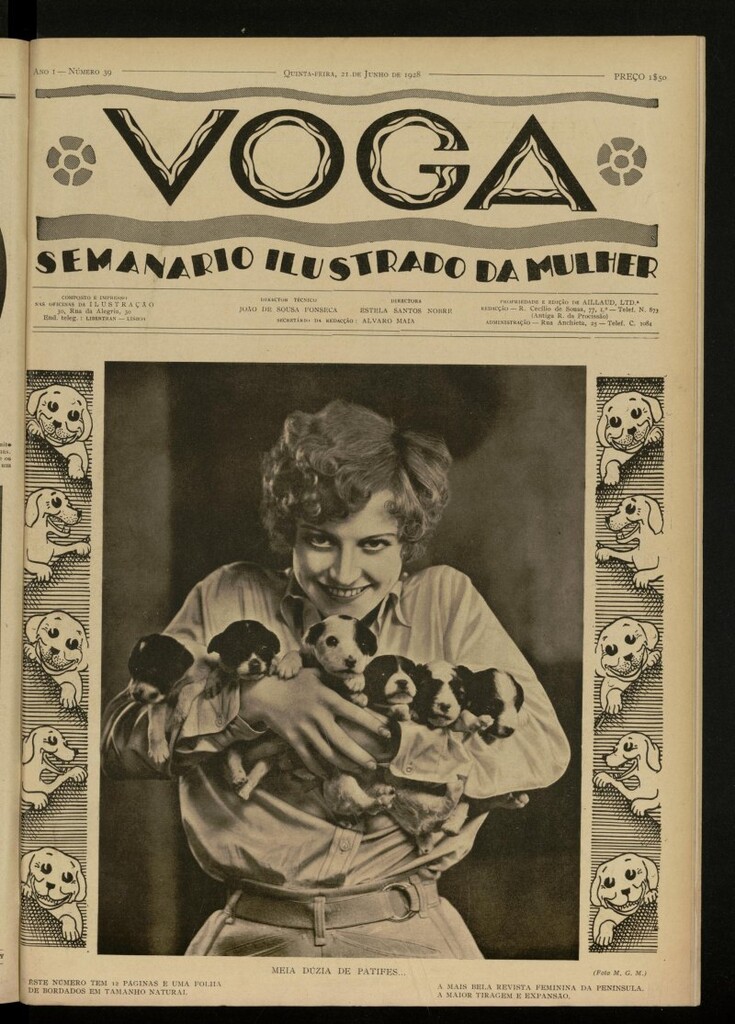 Miniatura de Voga: semanario ilustrado da mulher, de 21 de junio de 1928, nº 39