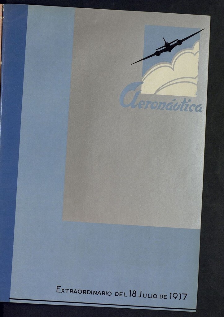 Miniatura de Aeronáutica: revista profesional de aviación. Extraordinario de julio de 1937