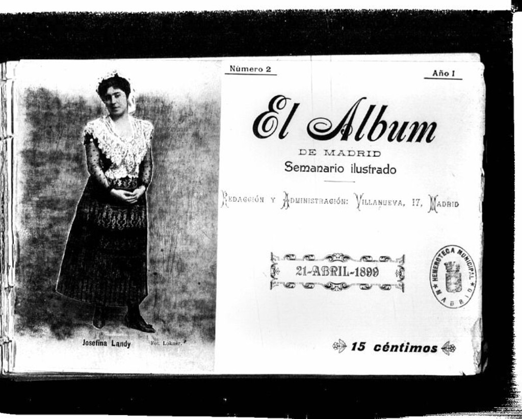Miniatura de El Álbum de Madrid: semanario ilustrado del 21 de abril de 1899, nº 2