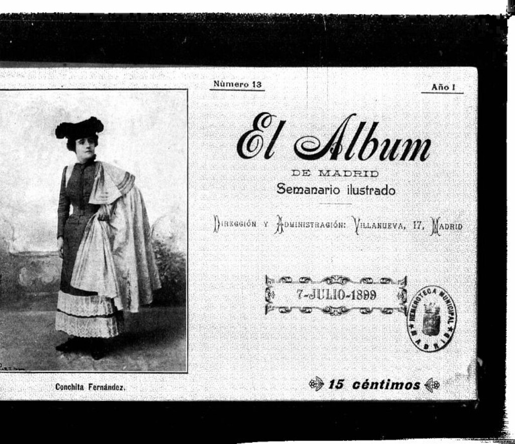 Miniatura de El Álbum de Madrid: semanario ilustrado del 7 de julio de 1899, nº 13