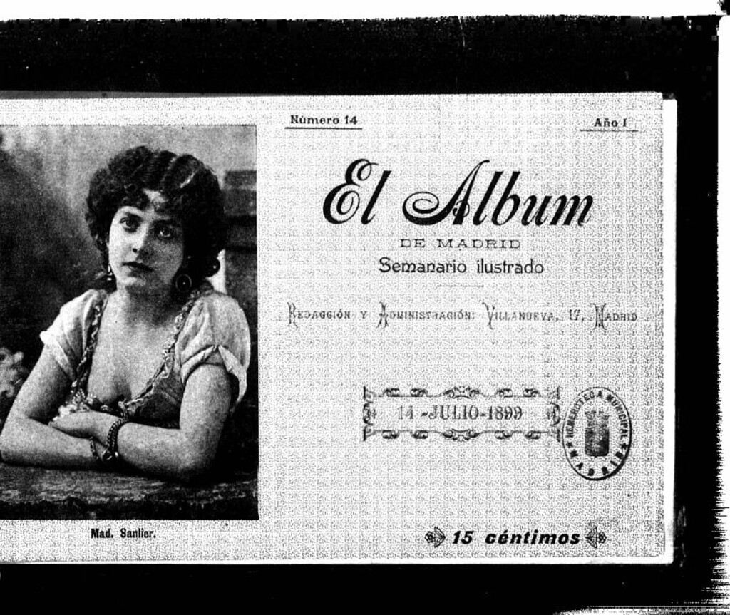 Miniatura de El Álbum de Madrid: semanario ilustrado del 14 de julio de 1899, nº 14