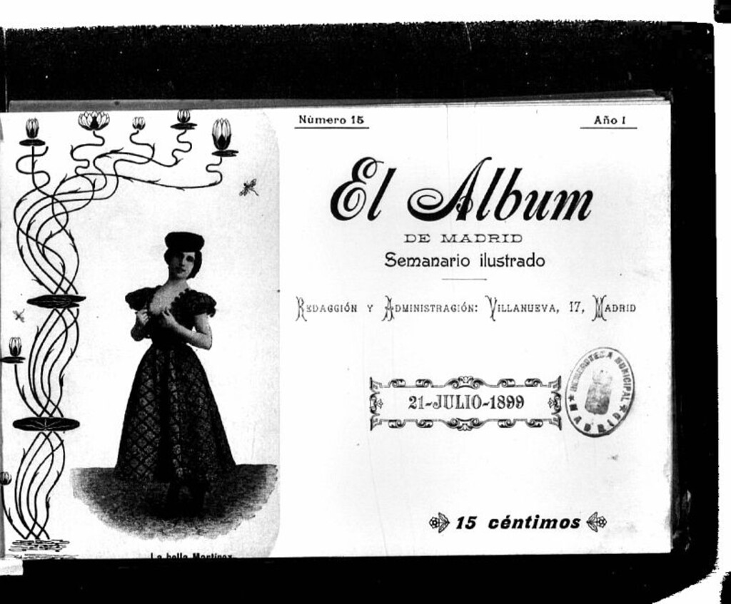Miniatura de El Álbum de Madrid: semanario ilustrado del 21 de julio de 1899, nº 15
