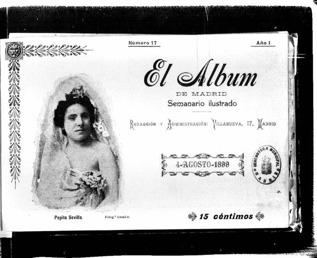 Miniatura de El Álbum de Madrid: semanario ilustrado del 4 de agosto de 1899, nº 17