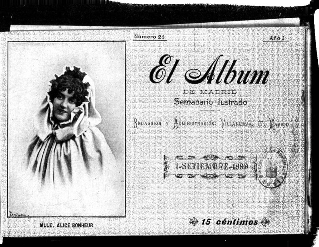 Miniatura de El Álbum de Madrid: semanario ilustrado del 1 de septiembre de 1899, nº 21