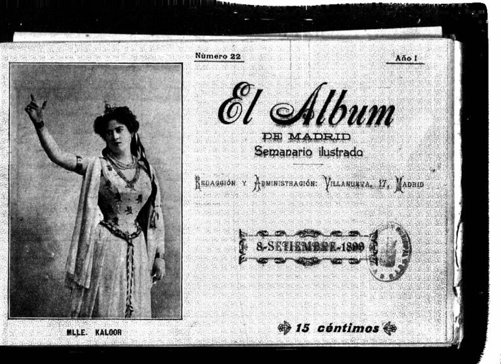 Miniatura de El Álbum de Madrid: semanario ilustrado del 8 de septiembre de 1899, nº 22