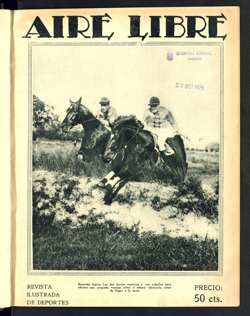 Miniatura de Aire Libre: revista de deportes del 20 de octubre de 1925, nº 97
