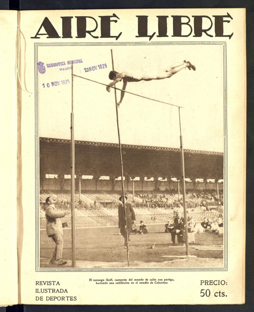Miniatura de Aire Libre: revista de deportes del 10 de noviembre de 1925, nº 100
