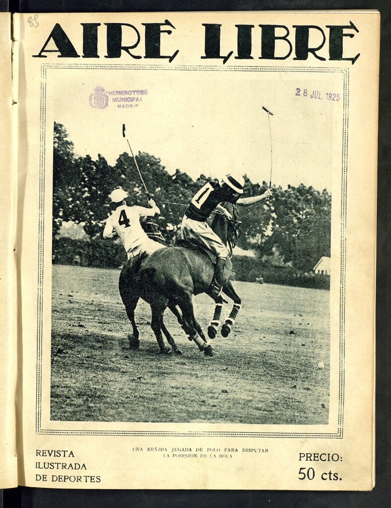 Miniatura de Aire Libre: revista de deportes del 28 de julio de 1925, nº 85