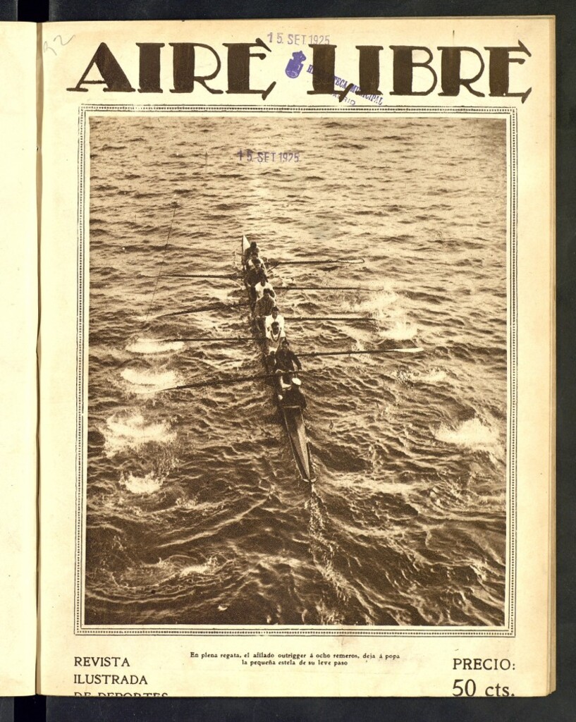 Miniatura de Aire Libre: revista de deportes del 15 de septiembre de 1925, nº 92