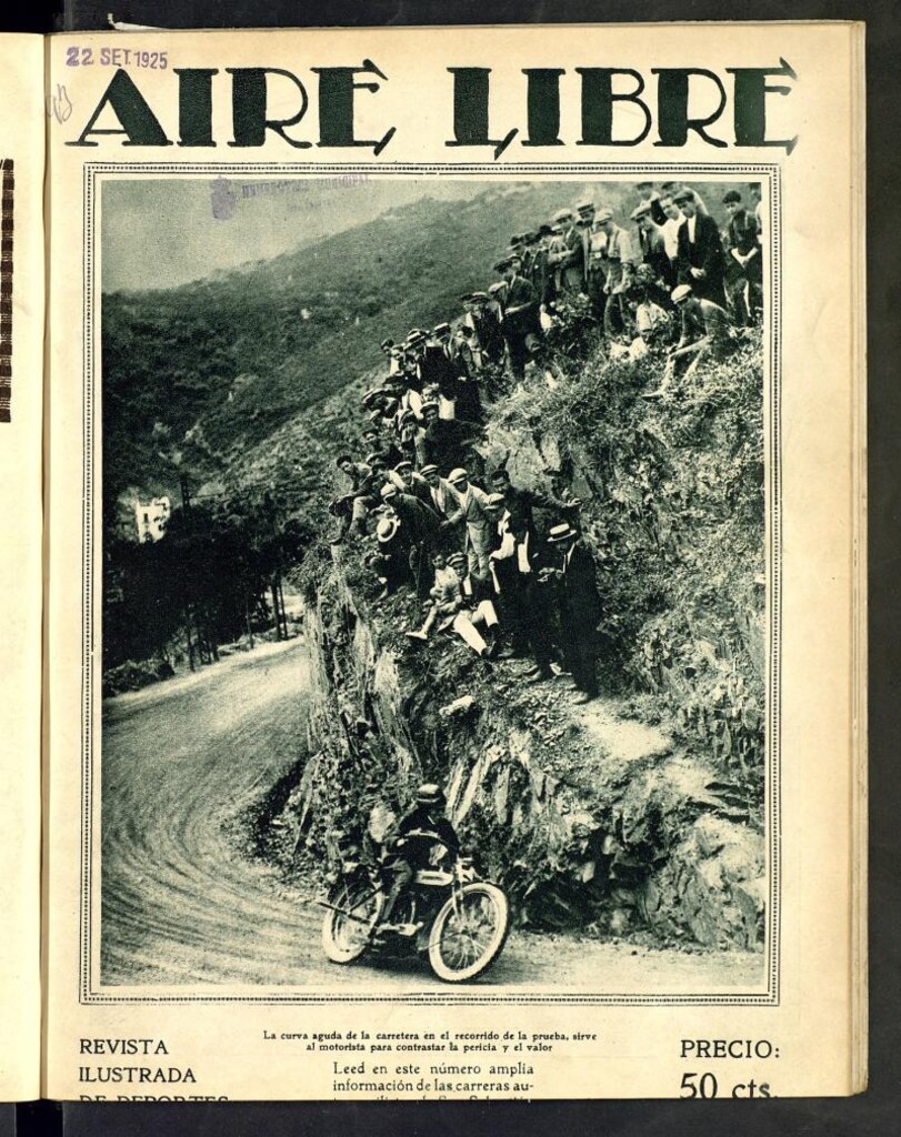 Miniatura de Aire Libre: revista de deportes del 22 de septiembre de 1925, nº 93