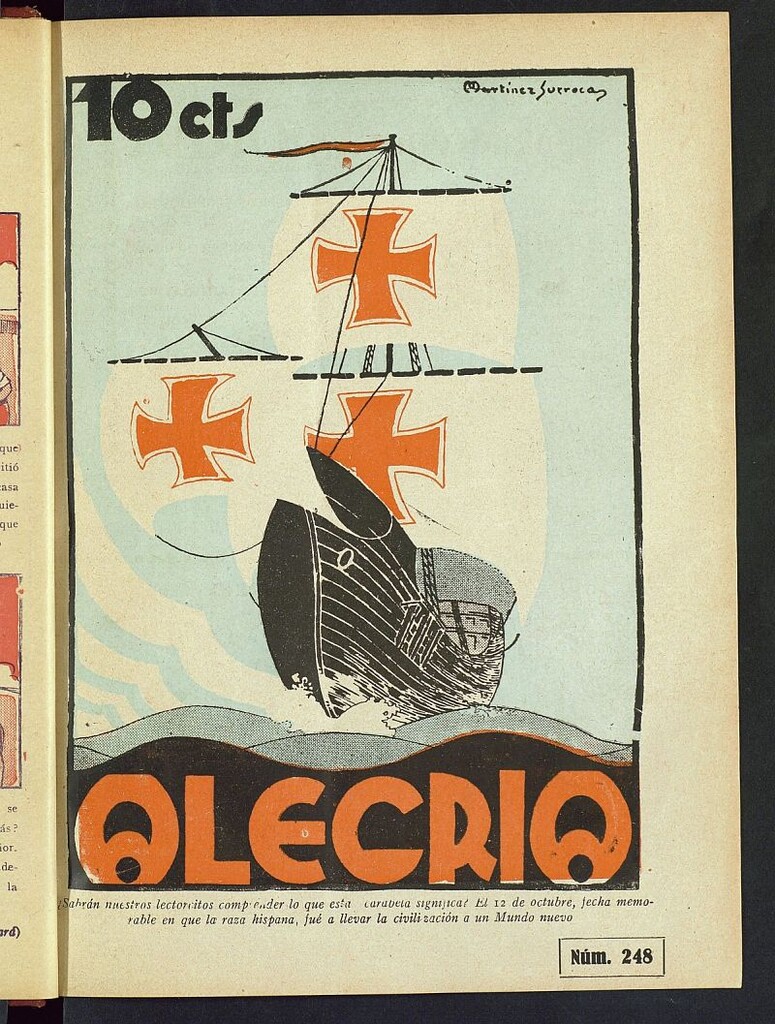 Miniatura de Alegría: la revista de los niños del 12 de octubre de 1929, nº 248
