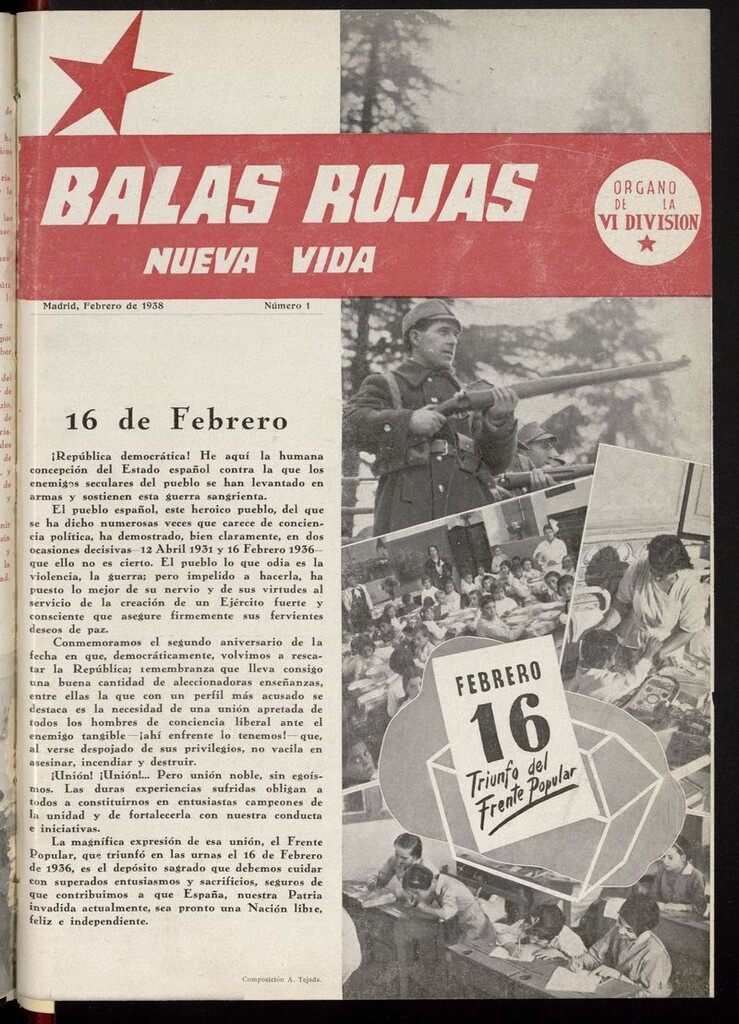 Miniatura de Balas Rojas: Nueva Vida: Organo de la VI División