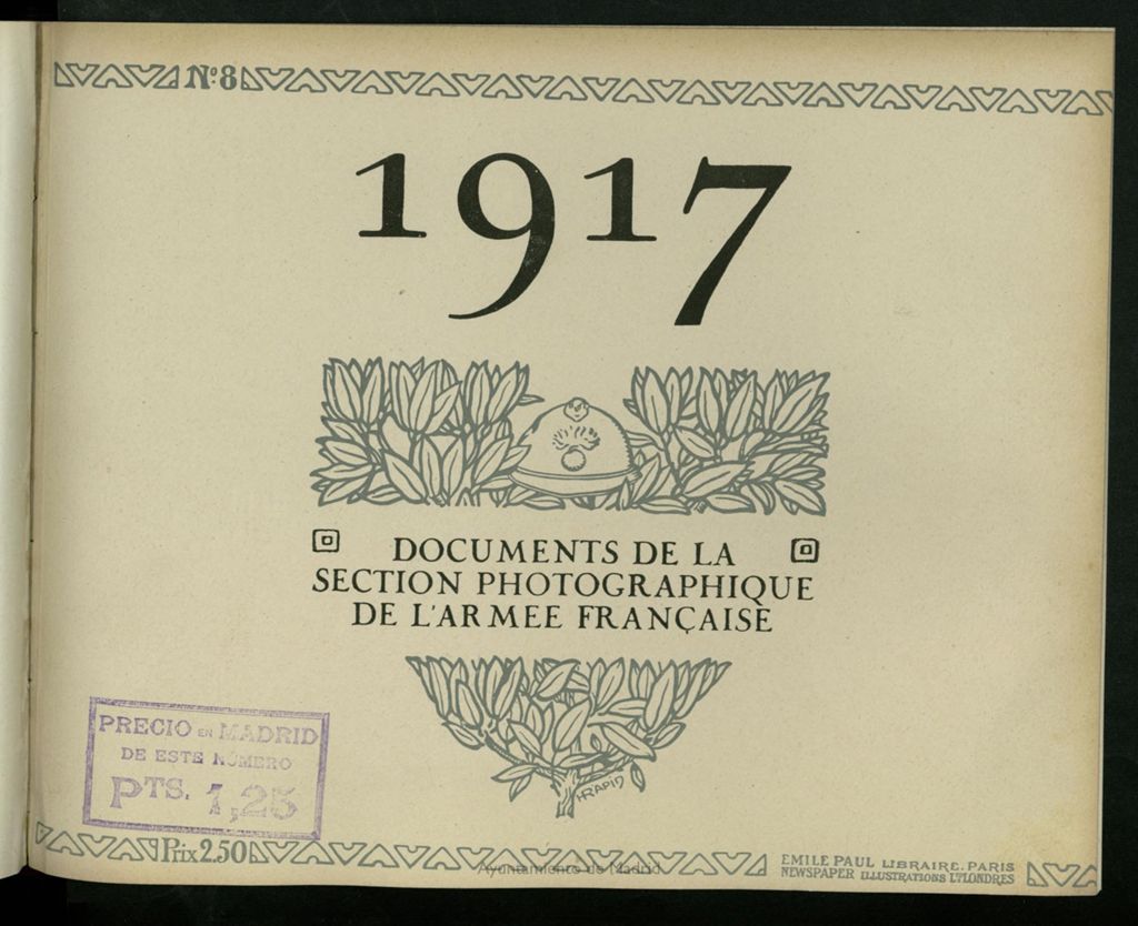 Miniatura de 1917: documents de la Section photographique de l´Armée française, nº 8