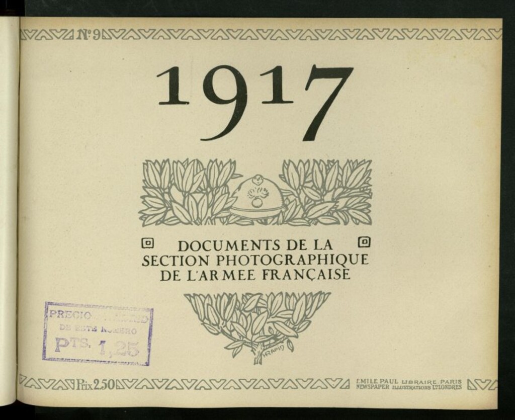 Miniatura de 1917: documents de la Section photographique de l´Armée française, nº 9. L´hommage de l´Italie