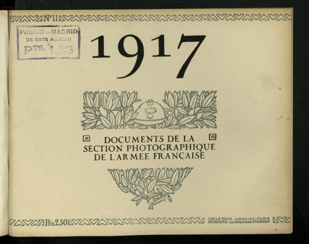 Miniatura de 1917: documents de la Section photographique de l´Armée française, nº 11. Le sang n´est pas de l´eau