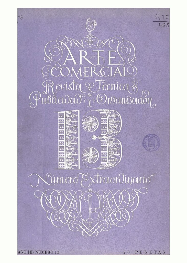 Miniatura de Arte Comercial. Revista técnica de publicidad y organización nº 13