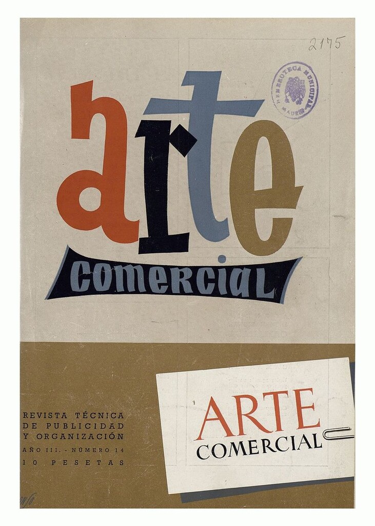 Miniatura de Arte Comercial. Revista técnica de publicidad y organización nº 14