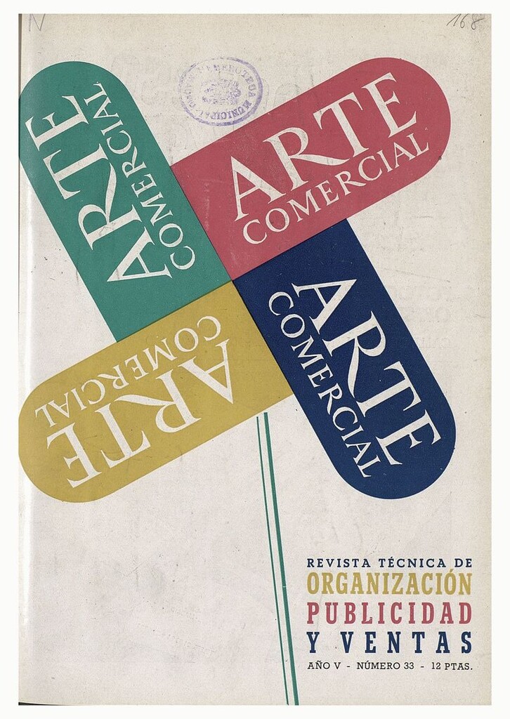 Miniatura de Arte Comercial. Revista técnica de publicidad y organización nº 33