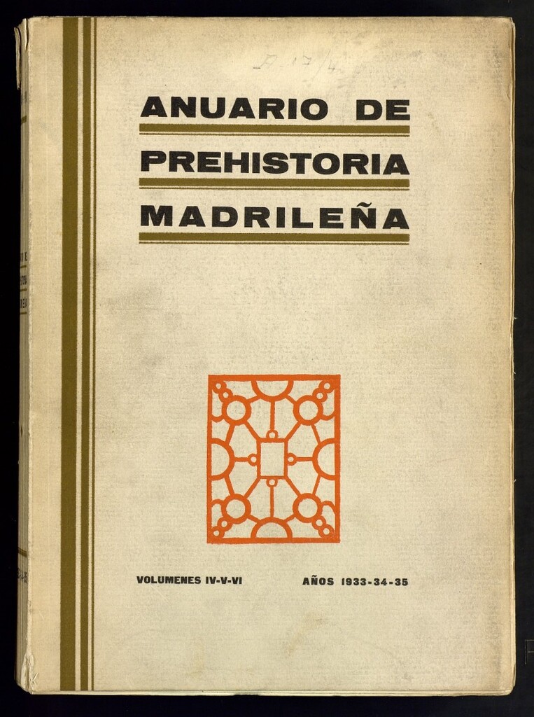 Miniatura de Anuario de Prehistoria Madrileña. Volumen IV-VI, 1933-1935