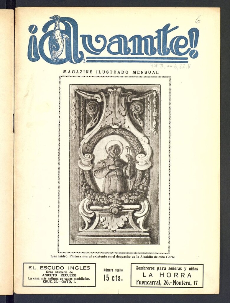 Miniatura de Avante: magazine ilustrado del 22 de mayo de 1928, nº 6