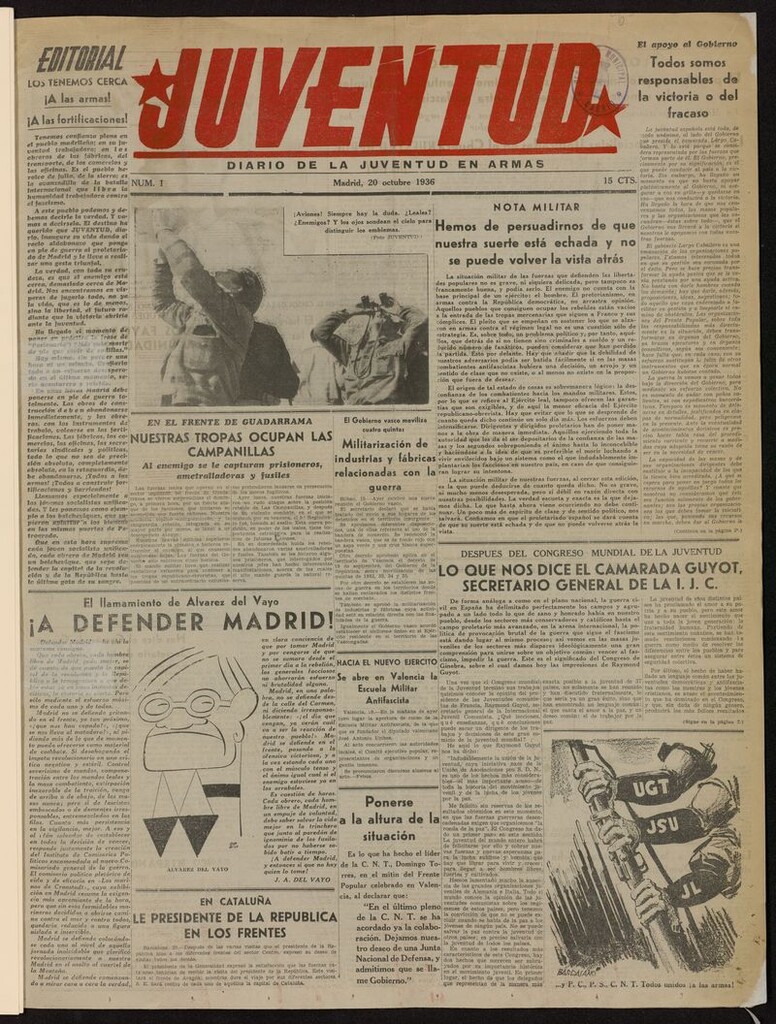 Miniatura de Juventud: diario de la juventud en armas
