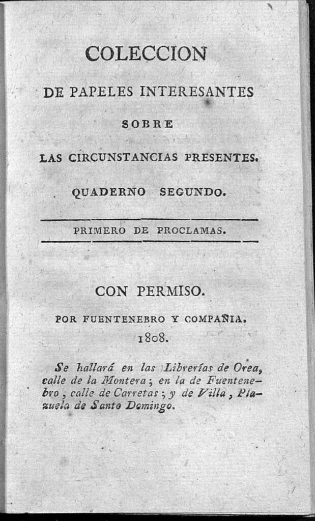 Miniatura de Colección de papeles interesantes sobre las circunstancias presentes; número 2