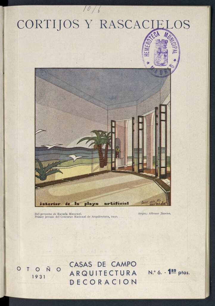 Miniatura de Cortijos y Rascacielos: casas de campo, arquitectura, decoración. N. 6. Otoño de 1931