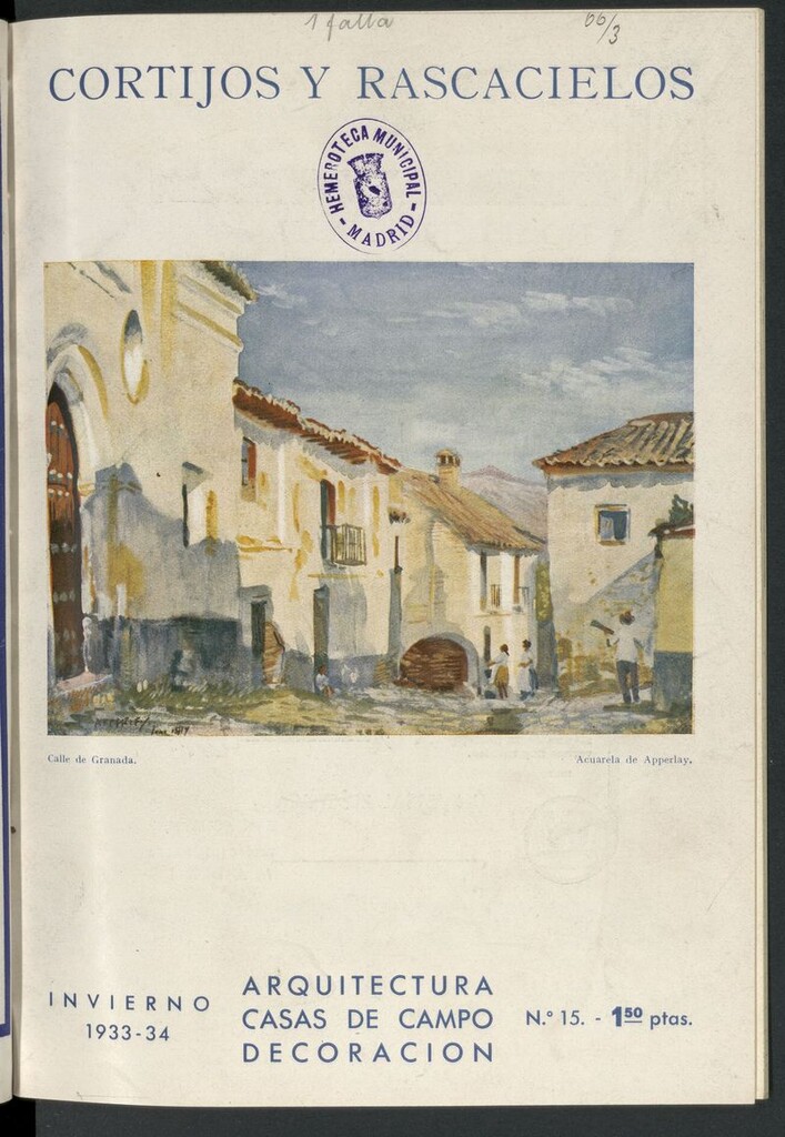 Miniatura de Cortijos y Rascacielos: casas de campo, arquitectura, decoración. N. 15. Invierno de 1933-1934