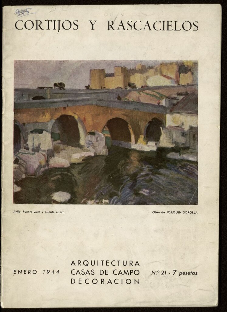 Miniatura de Cortijos y Rascacielos: casas de campo, arquitectura, decoración. N. 21. Enero 1944