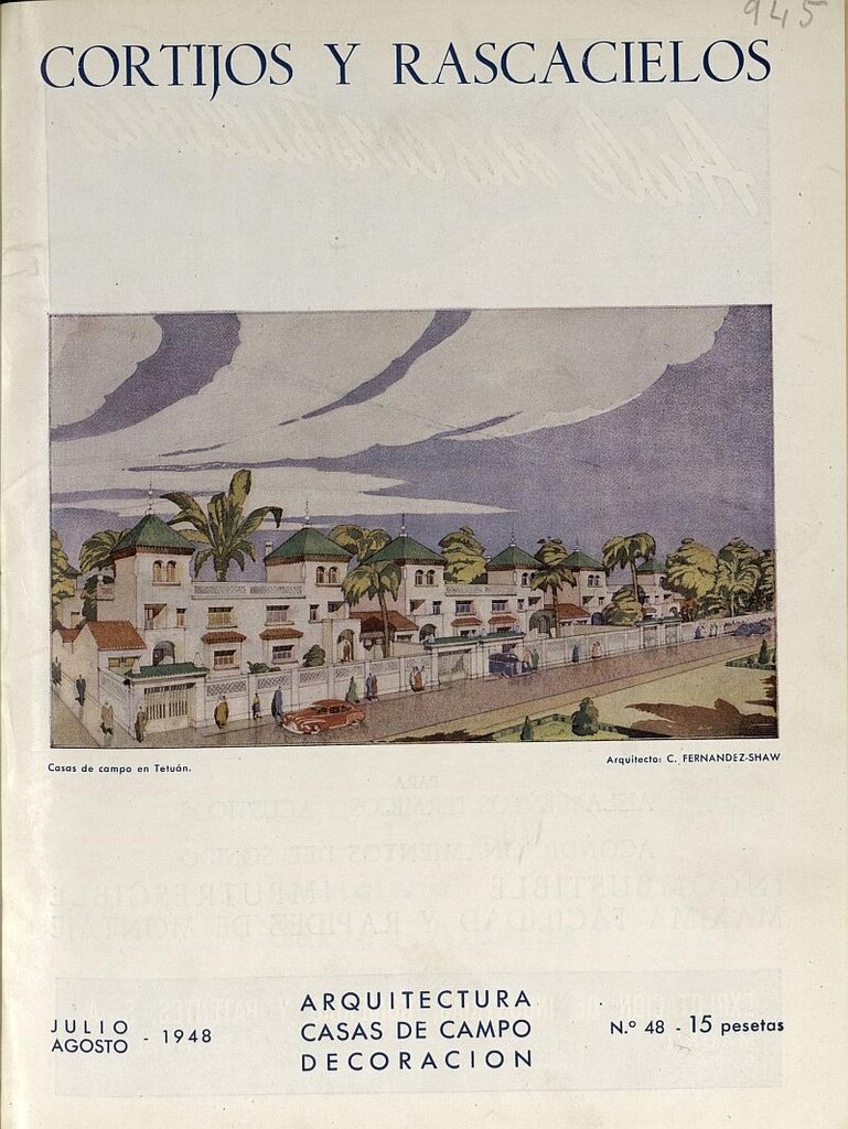 Miniatura de Cortijos y Rascacielos: casas de campo, arquitectura, decoración. N. 48. Julio-Agosto 1948