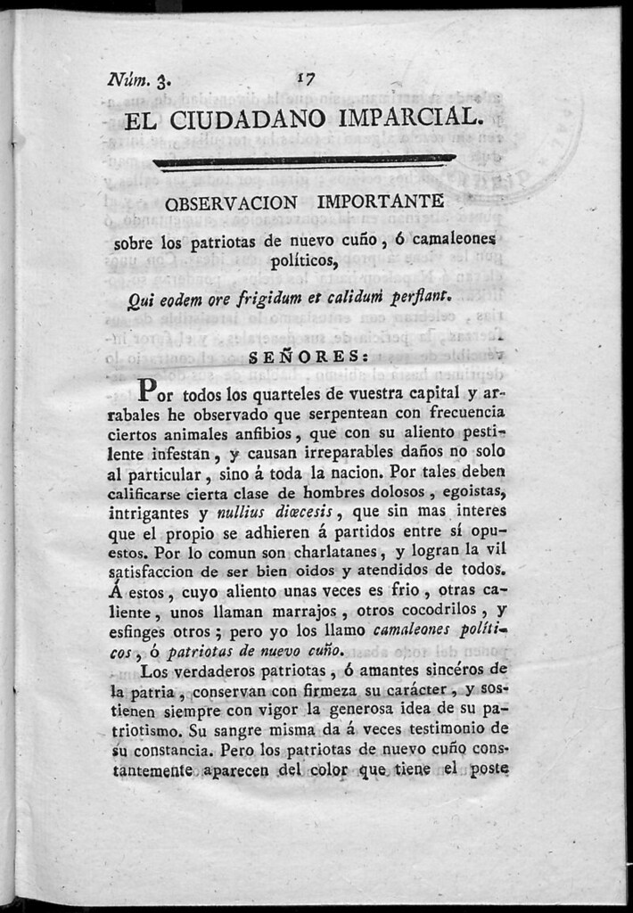 Miniatura de El Ciudadano Imparcial. N. 3