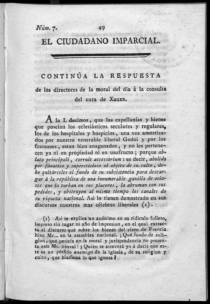 Miniatura de El Ciudadano Imparcial. N. 7