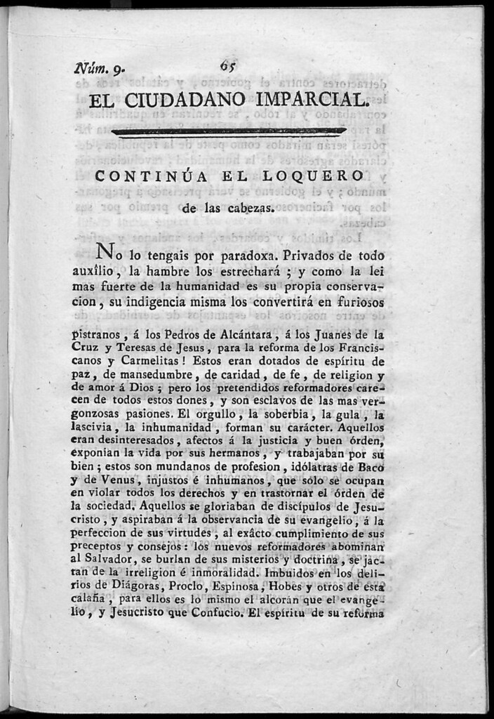 Miniatura de El Ciudadano Imparcial. N. 10