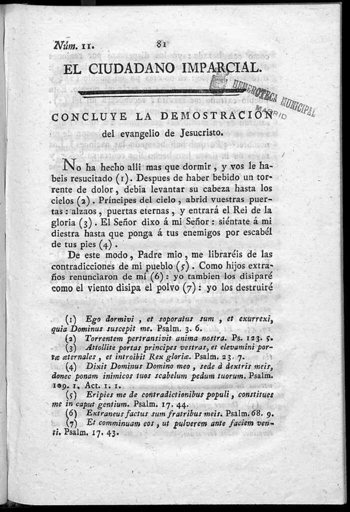Miniatura de El Ciudadano Imparcial. N. 11