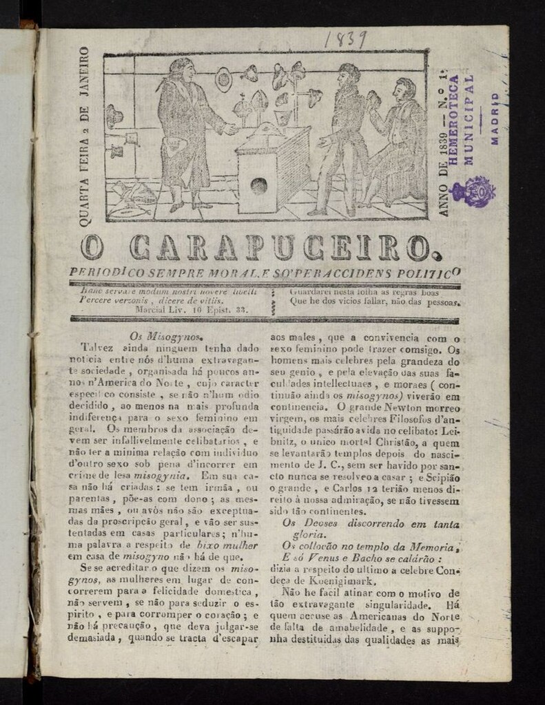 Miniatura de O Carapuceiro