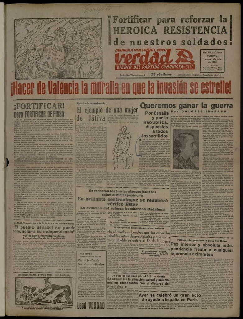 Miniatura de La Verdad: órgano del Partido Comunista