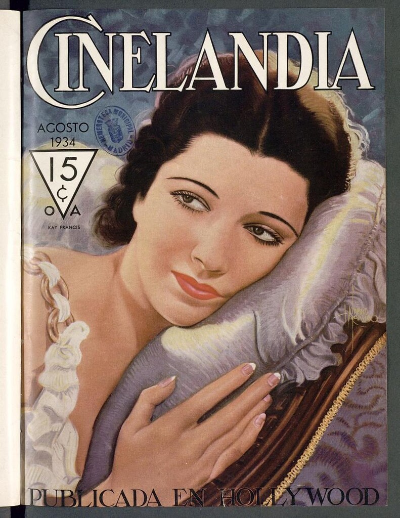 Miniatura de Cinelandia y Films : La Mejor Revista Cinematográfica. Agosto 1934
