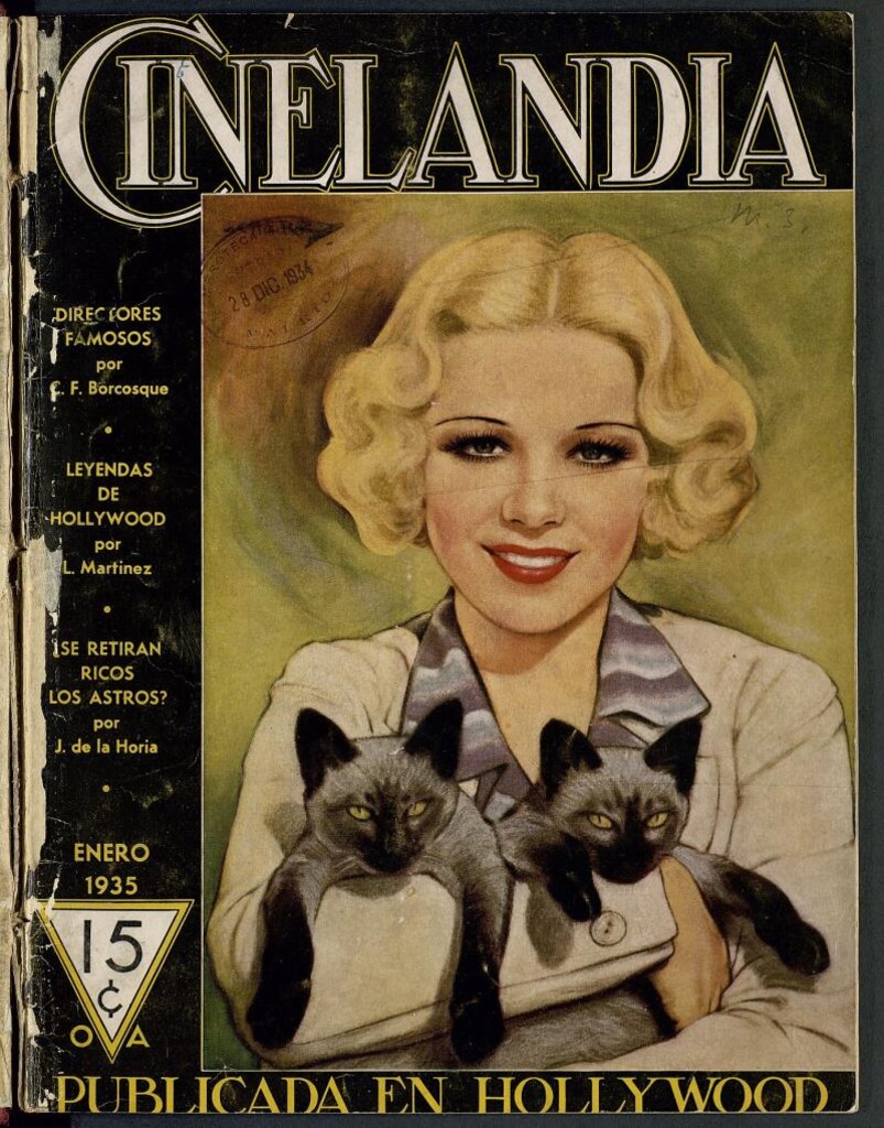 Miniatura de Cinelandia y Films : La Mejor Revista Cinematográfica. Enero 1935