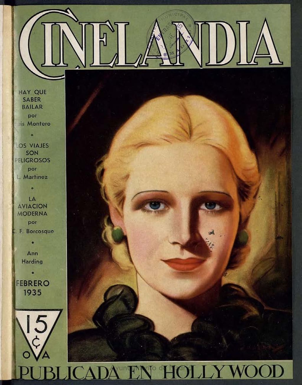 Miniatura de Cinelandia y Films : La Mejor Revista Cinematográfica. Febrero 1935