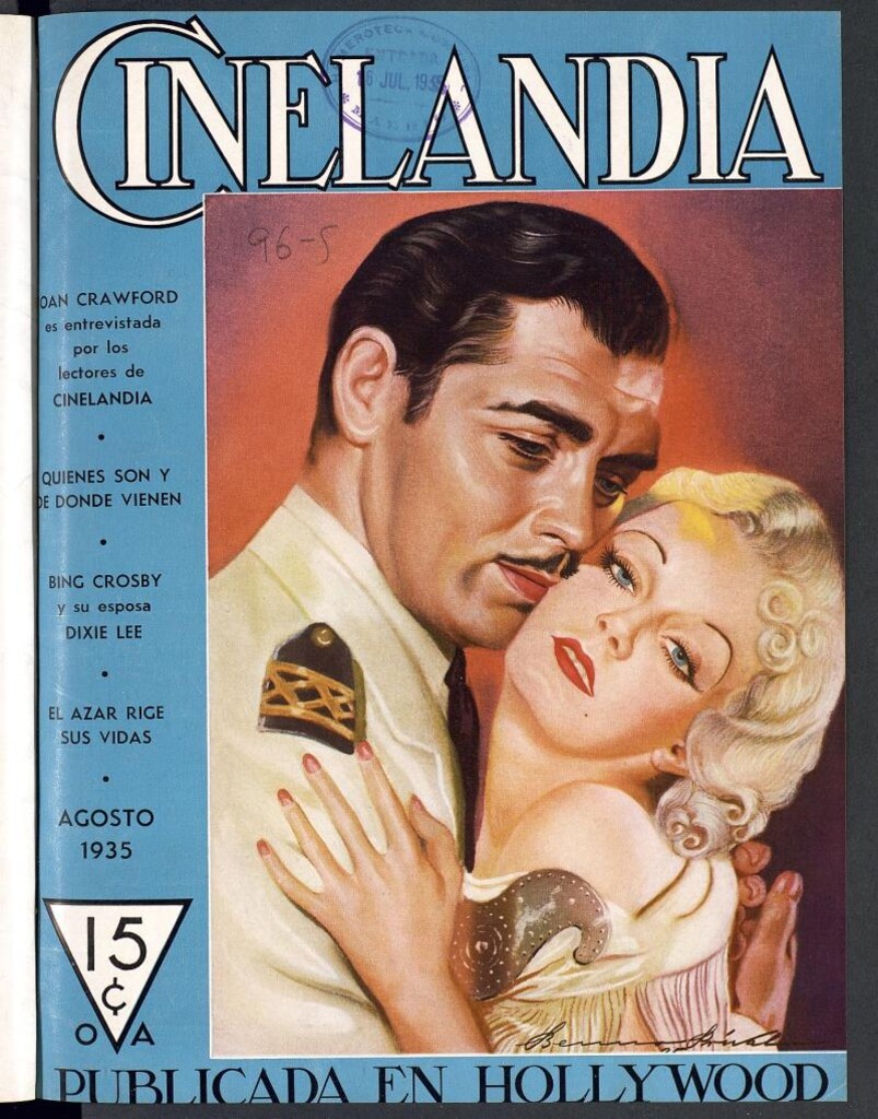 Miniatura de Cinelandia y Films : La Mejor Revista Cinematográfica. Agosto 1935