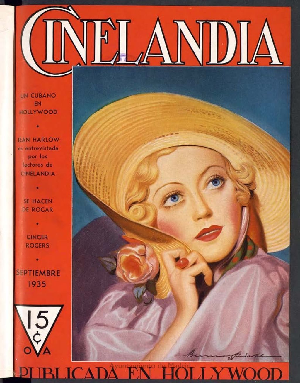 Miniatura de Cinelandia y Films : La Mejor Revista Cinematográfica. Septiembre 1935