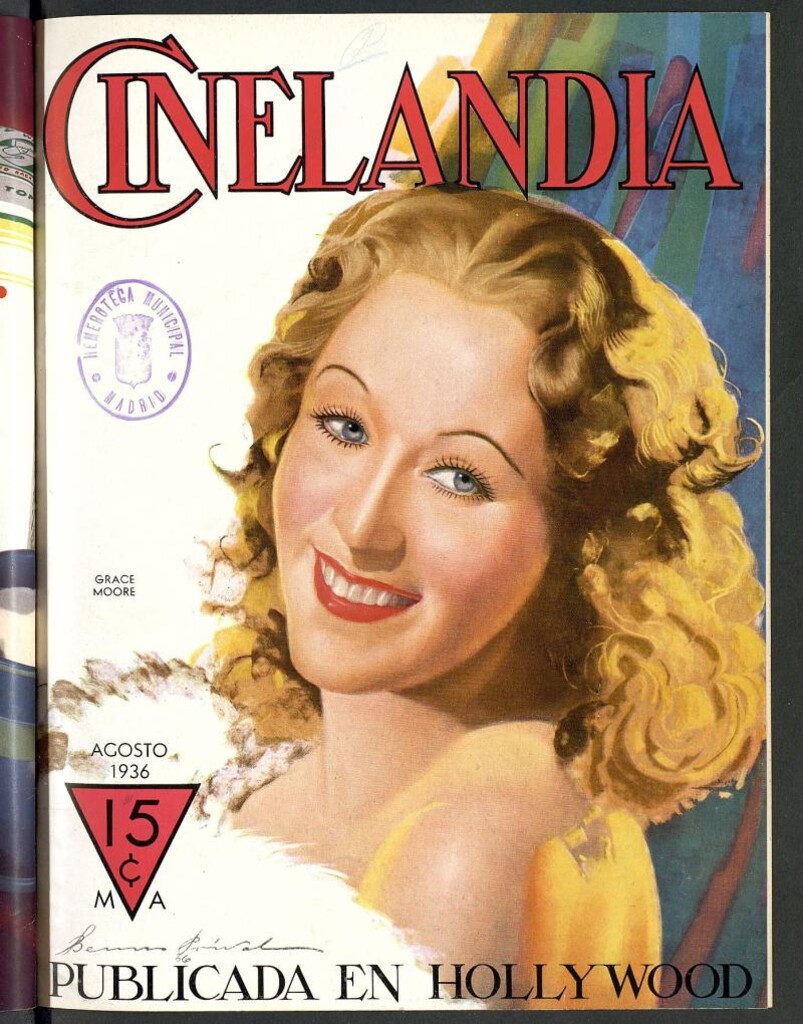 Miniatura de Cinelandia y Films : La Mejor Revista Cinematográfica. Agosto 1936