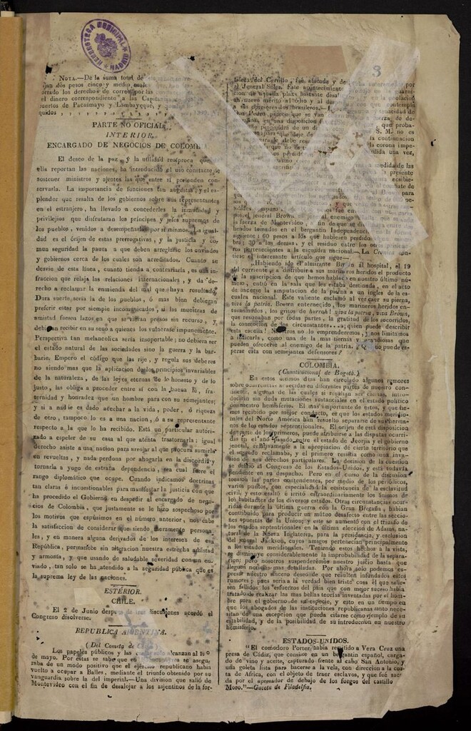 Miniatura de El peruano (Lima, 1827)